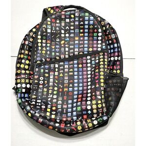 Backpack Zara Terez Emoji‎ Backpack Black Neoprene 20" W X 16" H X 7" D